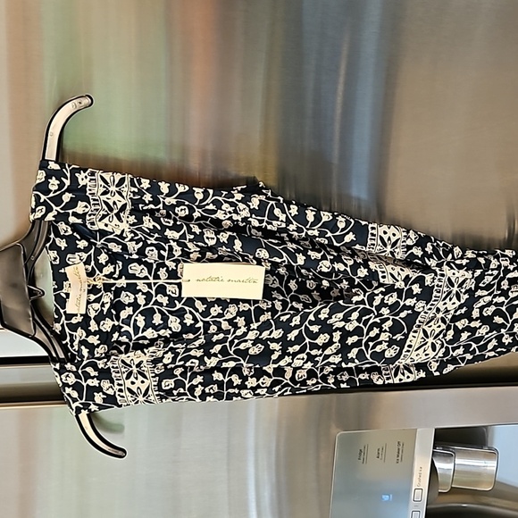 💕NATALIE MARTIN💕 Kate Maxi Wrap Dress Pomegranate Print Indigo Blue Medium NWT - Picture 13 of 16